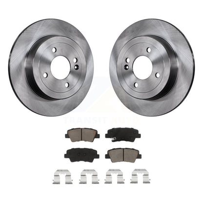 Kit de disques de frein à disque arrière et plaquettes en céramique, pour Hyundai Accent Kia Rio