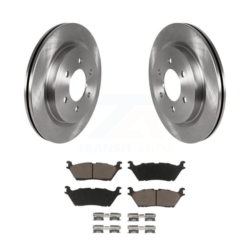 Kit de rotor de frein arrière et de plaquettes en céramique pour Ford F-150 Expedition Lincoln Navigato