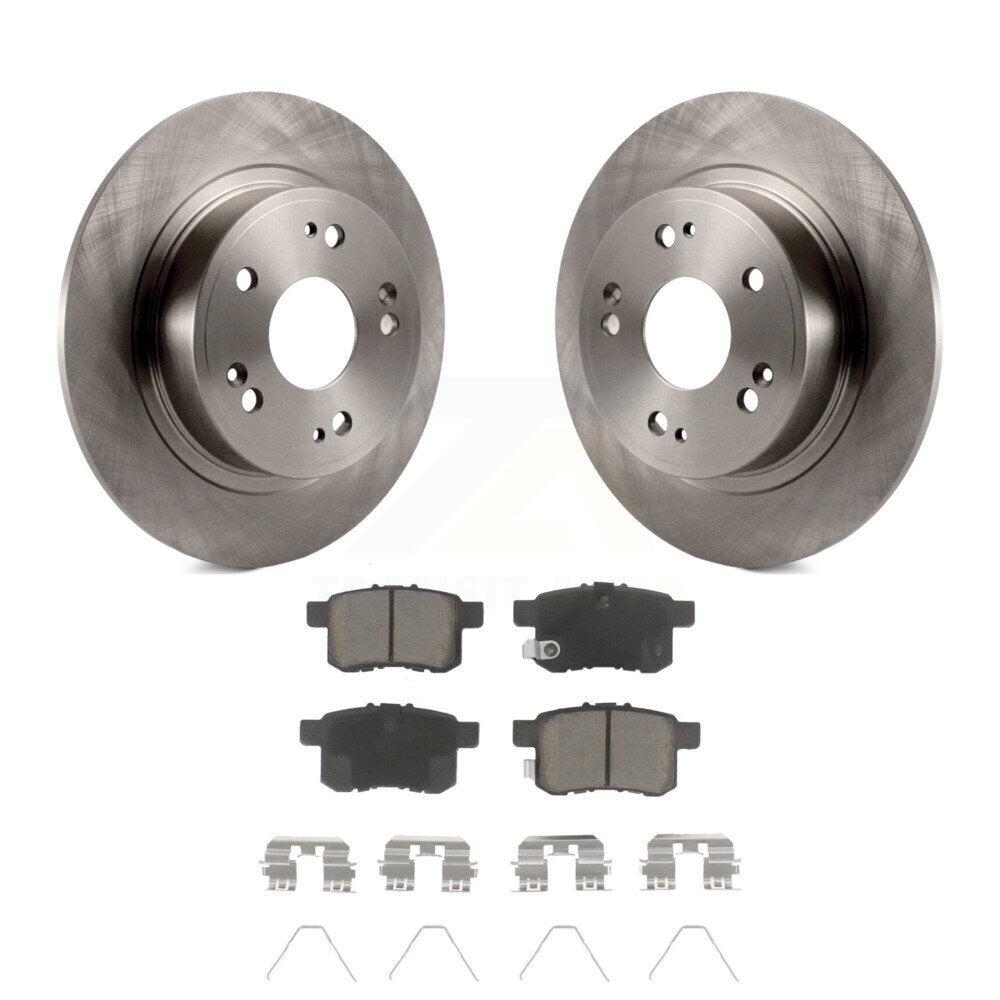 Kit de rotors de frein à disque arrière et plaquettes en céramique pour Honda Accord Acura TSX