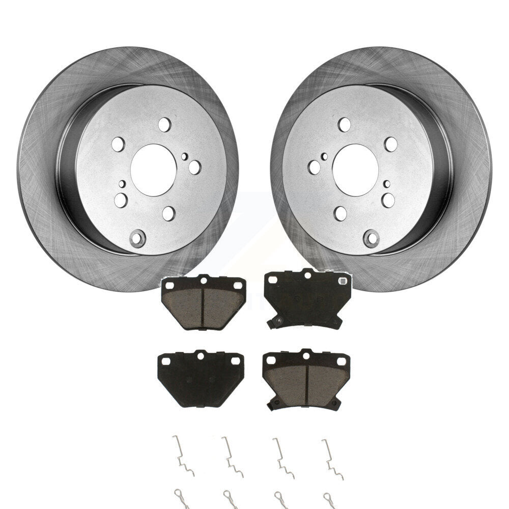 Kit de rotor de frein arrière et de plaquettes en céramique, pour Toyota Matrix Corolla Pontiac Vibe Celic