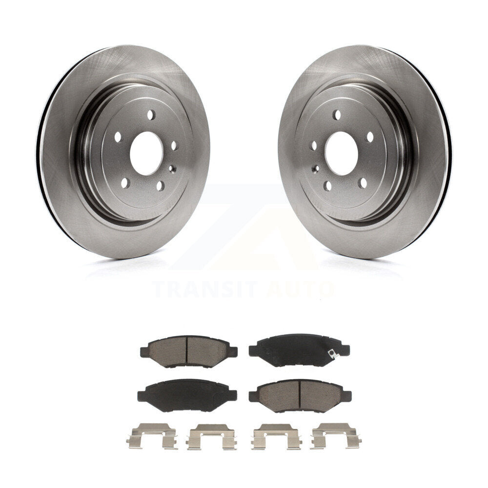 Kit de disques de frein à disque arrière et plaquettes en céramique pour Cadillac CTS K8C-101715