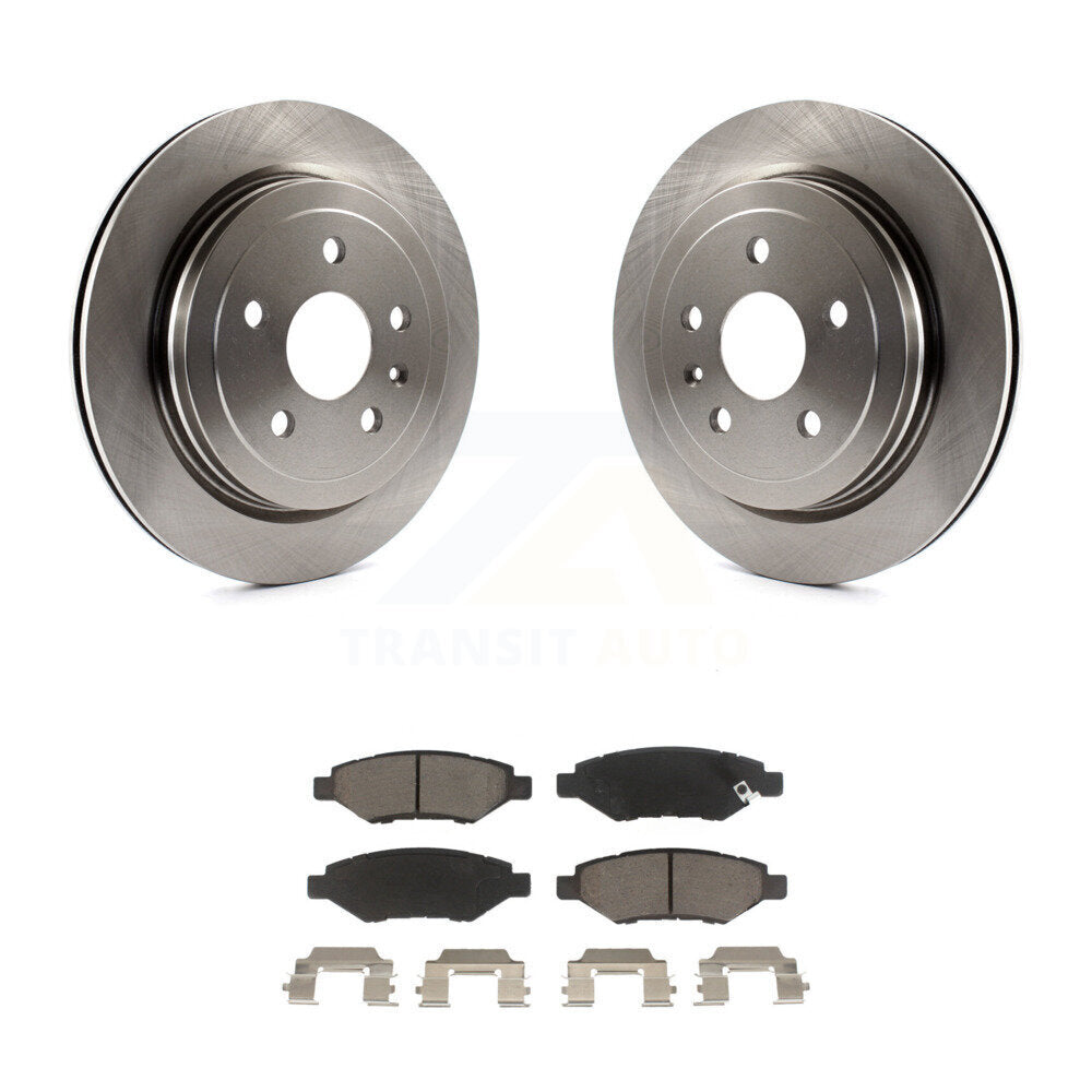 Kit de rotors de frein à disque arrière et plaquettes en céramique pour Chevrolet Camaro Cadillac CTS