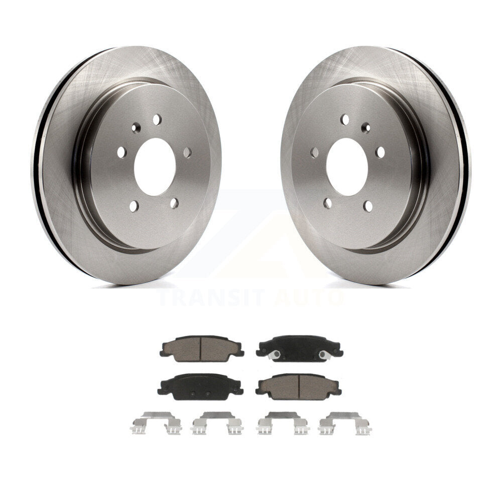 Kit de disques de frein à disque arrière et plaquettes en céramique pour Cadillac CTS STS K8C-101722