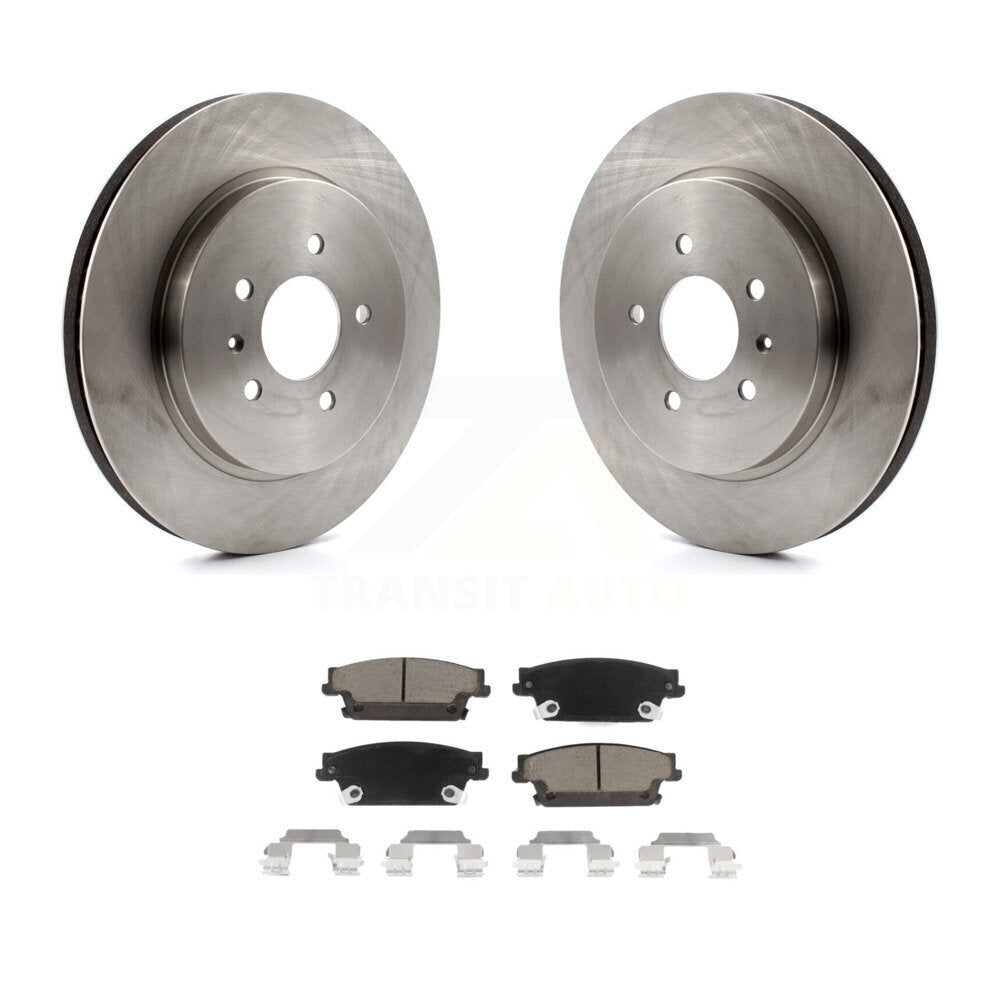 Kit de disques de frein à disque arrière et plaquettes en céramique pour Cadillac CTS STS K8C-101724