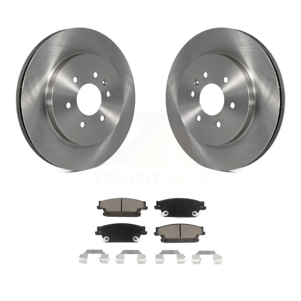 Kit de disques de frein à disque arrière et plaquettes en céramique pour Cadillac SRX K8C-101727