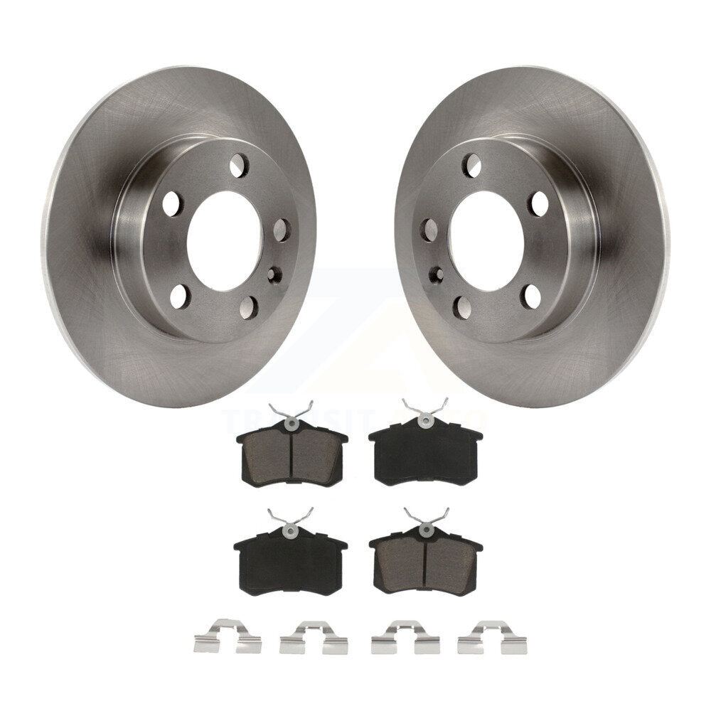 Kit de disques de frein à disque arrière et plaquettes en céramique pour Volkswagen Beetle 2007-2010