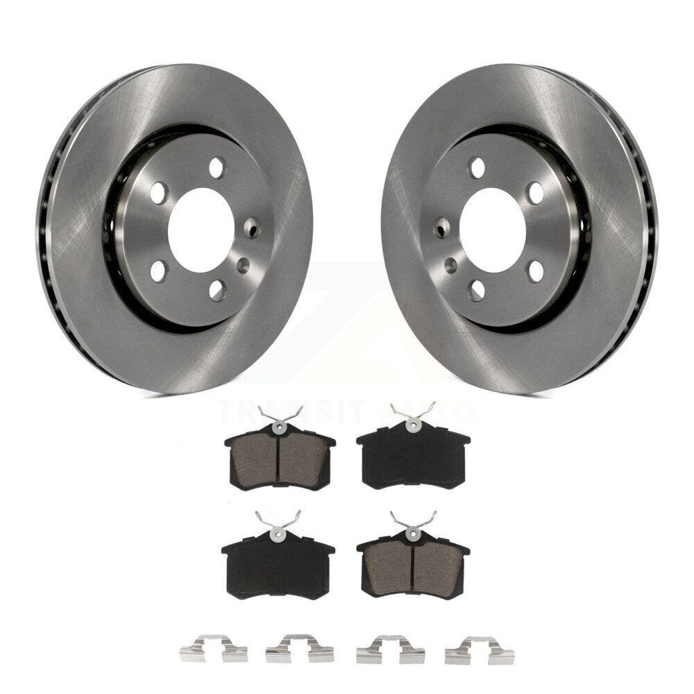 Kit de rotor de frein arrière et de plaquettes en céramique, pour Volkswagen Jetta Golf Audi TT Quattro R3