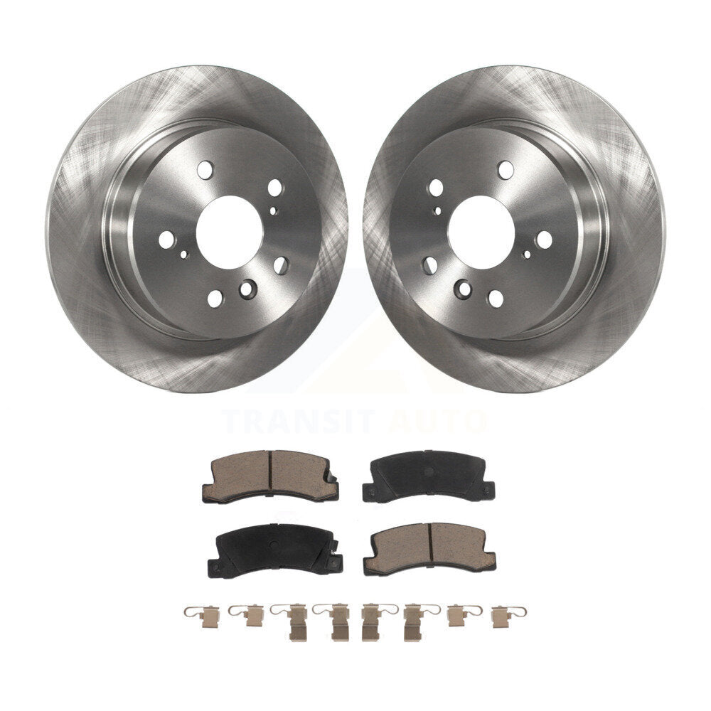 Kit de disques de frein à disque arrière et plaquettes en céramique pour Lexus RX300 AWD 1999-2003