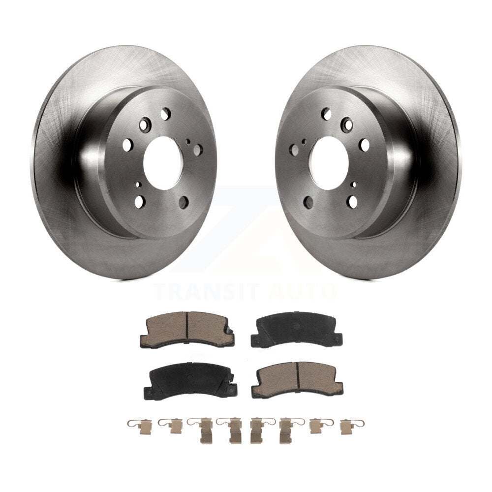 Rotors de frein à disque arrière et Kit de plaquettes en céramique pour Lexus Toyota Camry RX300 ES300