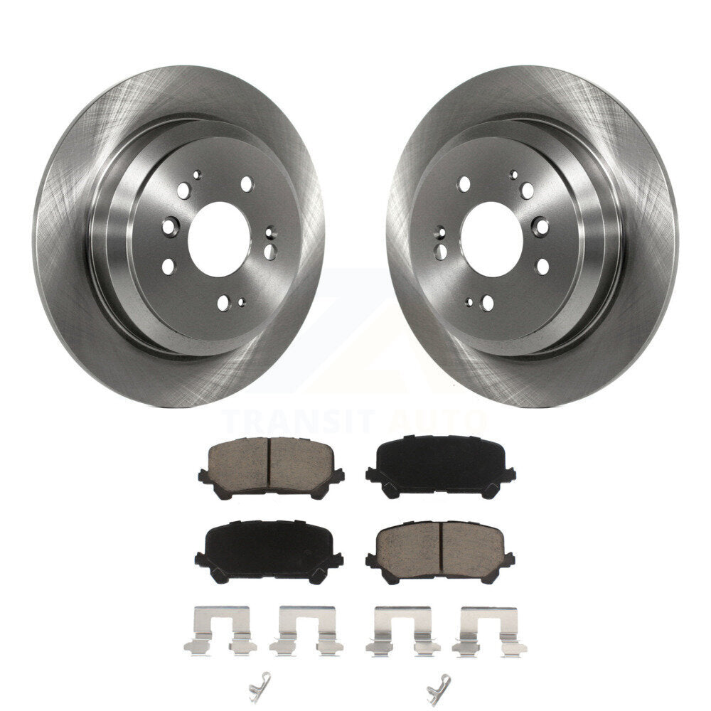 Kit de rotors de frein à disque arrière et de plaquettes en céramique pour Honda Pilot Ridgeline Passport
