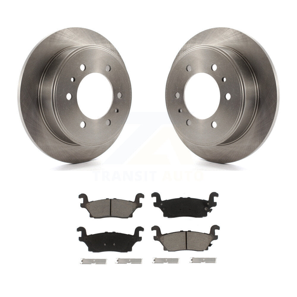 Kit de rotors de frein à disque arrière et plaquettes en céramique pour Hummer H3 H3T K8C-101738