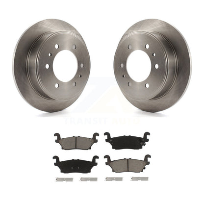 Kit de rotors de frein à disque arrière et plaquettes en céramique pour Hummer H3 H3T K8C-101738
