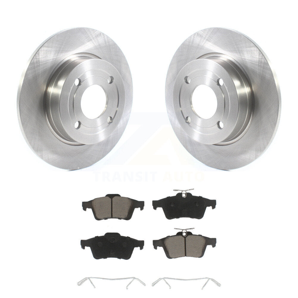 Kit de disques de frein à disque arrière et de plaquettes en céramique pour Ford EcoSport FWD 2018-2021