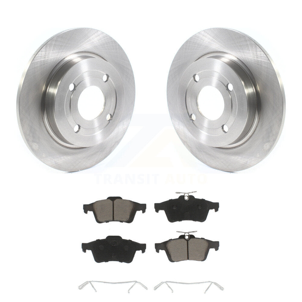 Kit de disques de frein à disque arrière et plaquettes en céramique pour Ford EcoSport AWD 2018-2022
