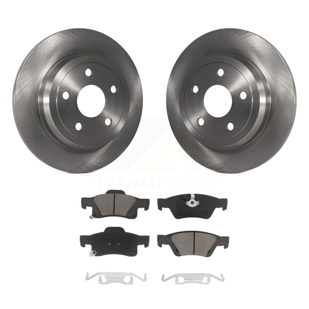Rotors de frein à disque arrière et Kit de plaquettes en céramique pour Dodge Durango Jeep Grand Cheroke