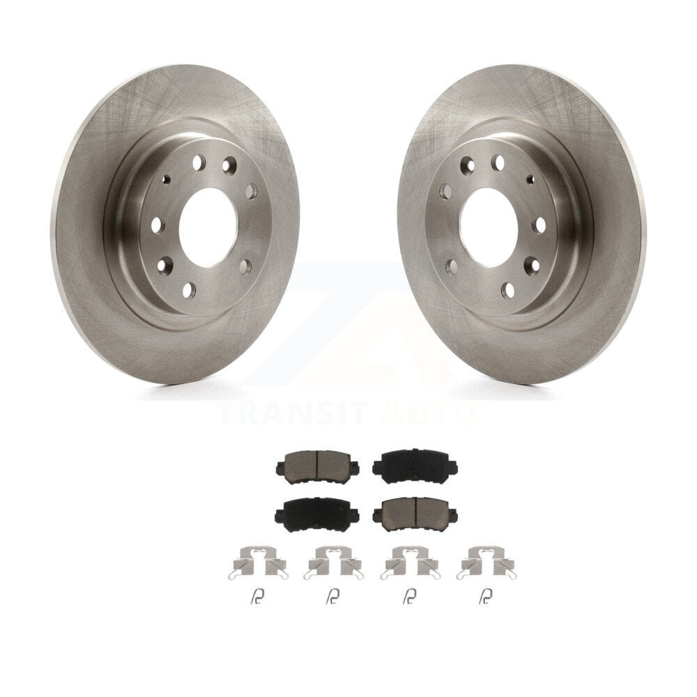 Kit de disques de frein à disque arrière et plaquettes en céramique pour Mazda CX-3 2016-2018 K8C-101746