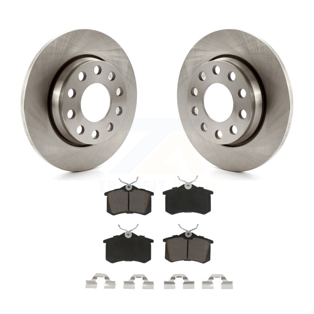 Kit de disques de frein à disque arrière et plaquettes en céramique pour Audi A4 Quattro K8C-101747