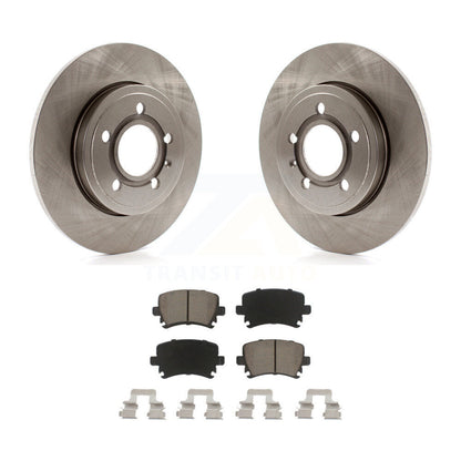 Kit de disques de frein à disque arrière et plaquettes en céramique pour Audi A4 Quattro K8C-101748
