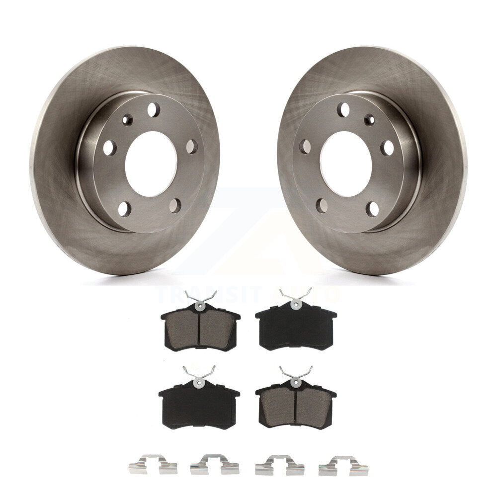 Kit de disques de frein à disque arrière et plaquettes en céramique pour Audi A4 Quattro K8C-101749