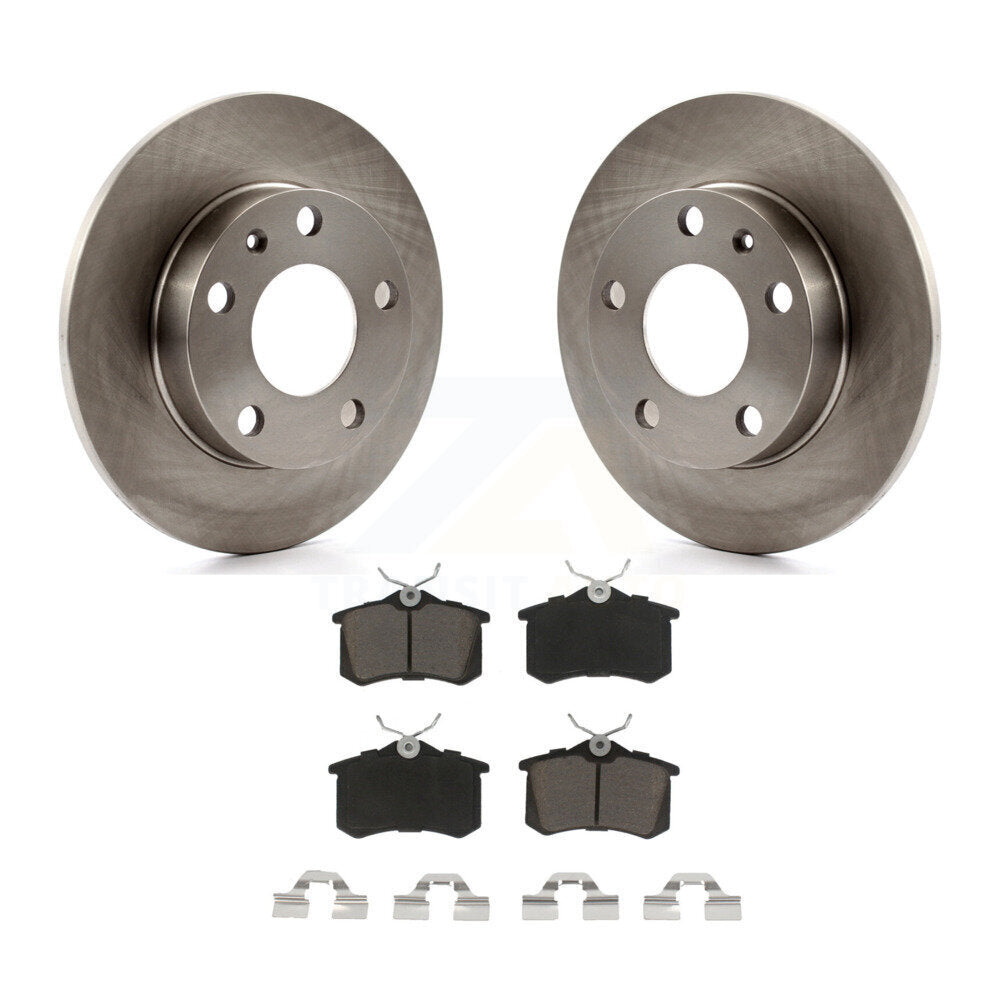 Kit de rotor de frein arrière et de plaquettes en céramique pour Audi A4 S4 de 245 mm de diamètre K8C-10175