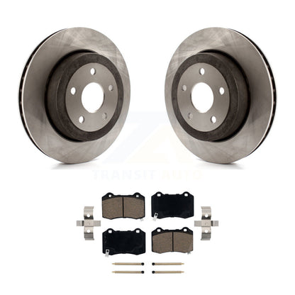 Kit de rotor de frein à disque arrière et de plaquettes en céramique pour Jeep Grand Cherokee SRT 2006-2010