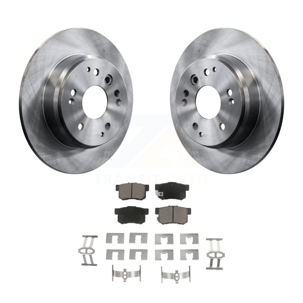 Kit de rotors de frein à disque arrière et de plaquettes en céramique pour Acura TL Honda Element
