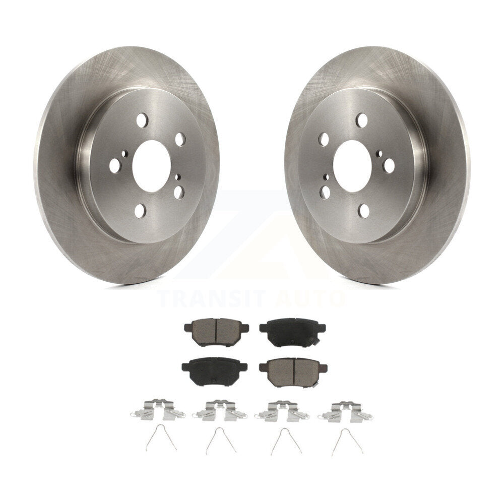 Kit de rotor de frein arrière et de plaquettes en céramique, pour Toyota Corolla Matrix Prius Prime Pontia