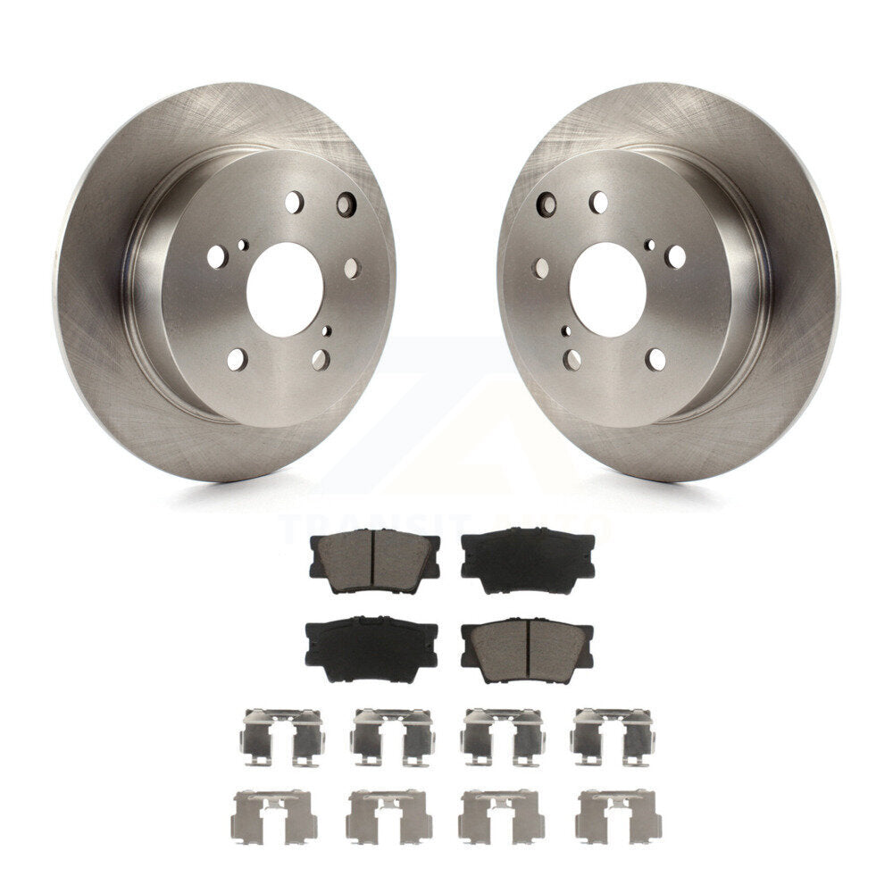 Kit de rotors de frein à disque arrière et plaquettes en céramique pour Toyota Matrix Pontiac Vibe