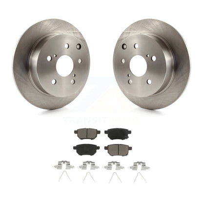 Kit de rotors de frein à disque arrière et de plaquettes en céramique pour Toyota Matrix XRS 2010