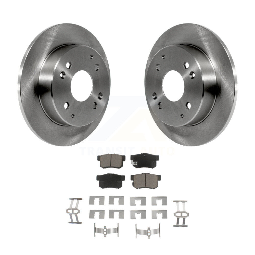Kit de rotors de frein à disque arrière et plaquettes en céramique pour Honda Accord Acura CL K8C-10177