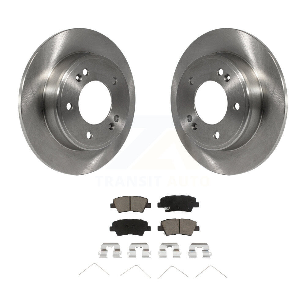 Kit de disques de frein à disque arrière et plaquettes en céramique, pour Hyundai Elantra Venue Kia Soul