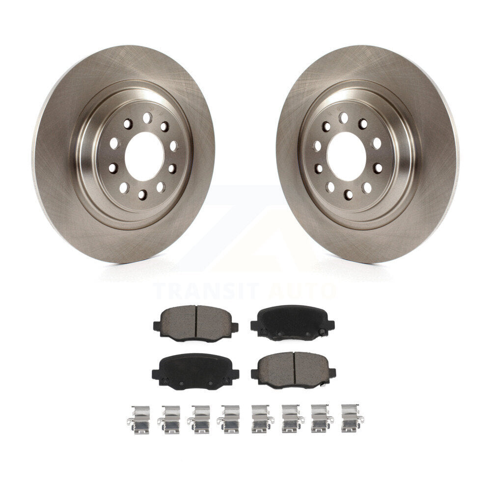 Kit de disques de frein à disque arrière et plaquettes en céramique pour Jeep Cherokee K8C-101784