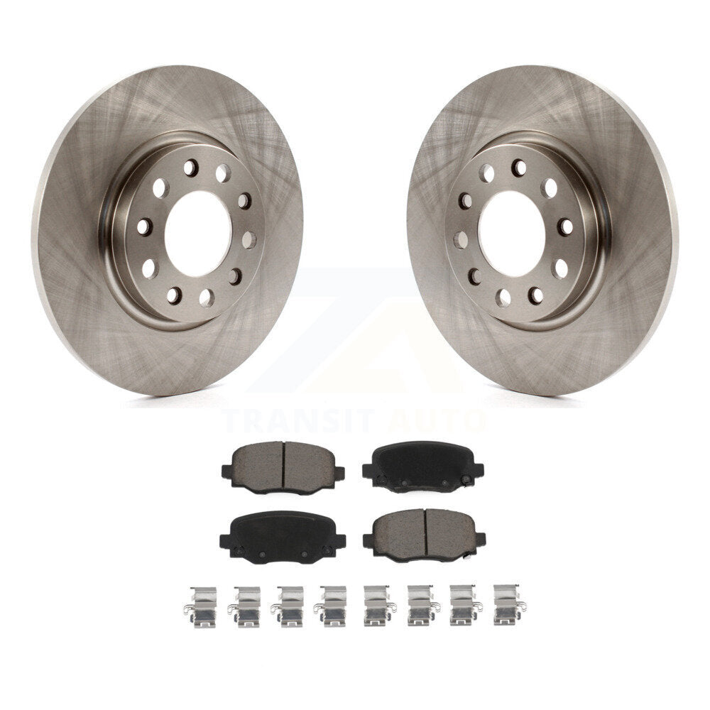 Kit de rotors de frein à disque arrière et plaquettes en céramique pour Jeep Cherokee Chrysler 200
