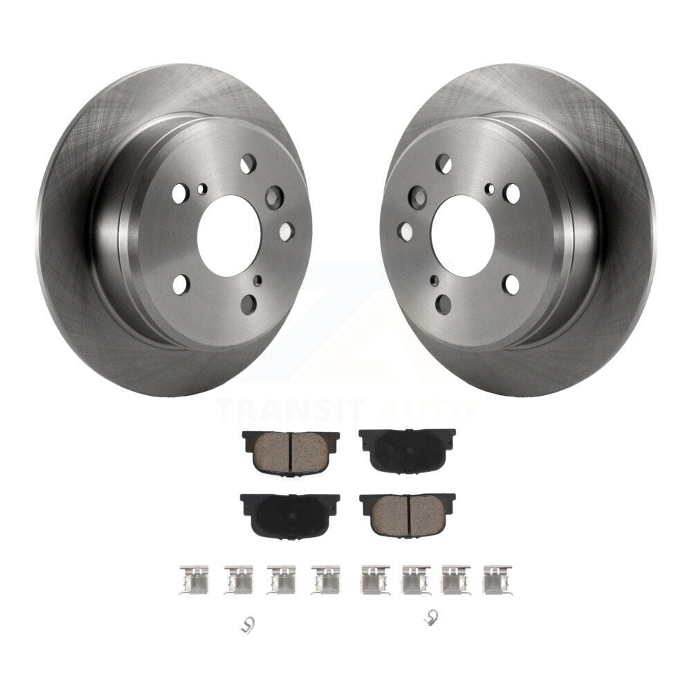Kit de rotors de frein à disque arrière et plaquettes en céramique pour Toyota Camry Lexus ES300