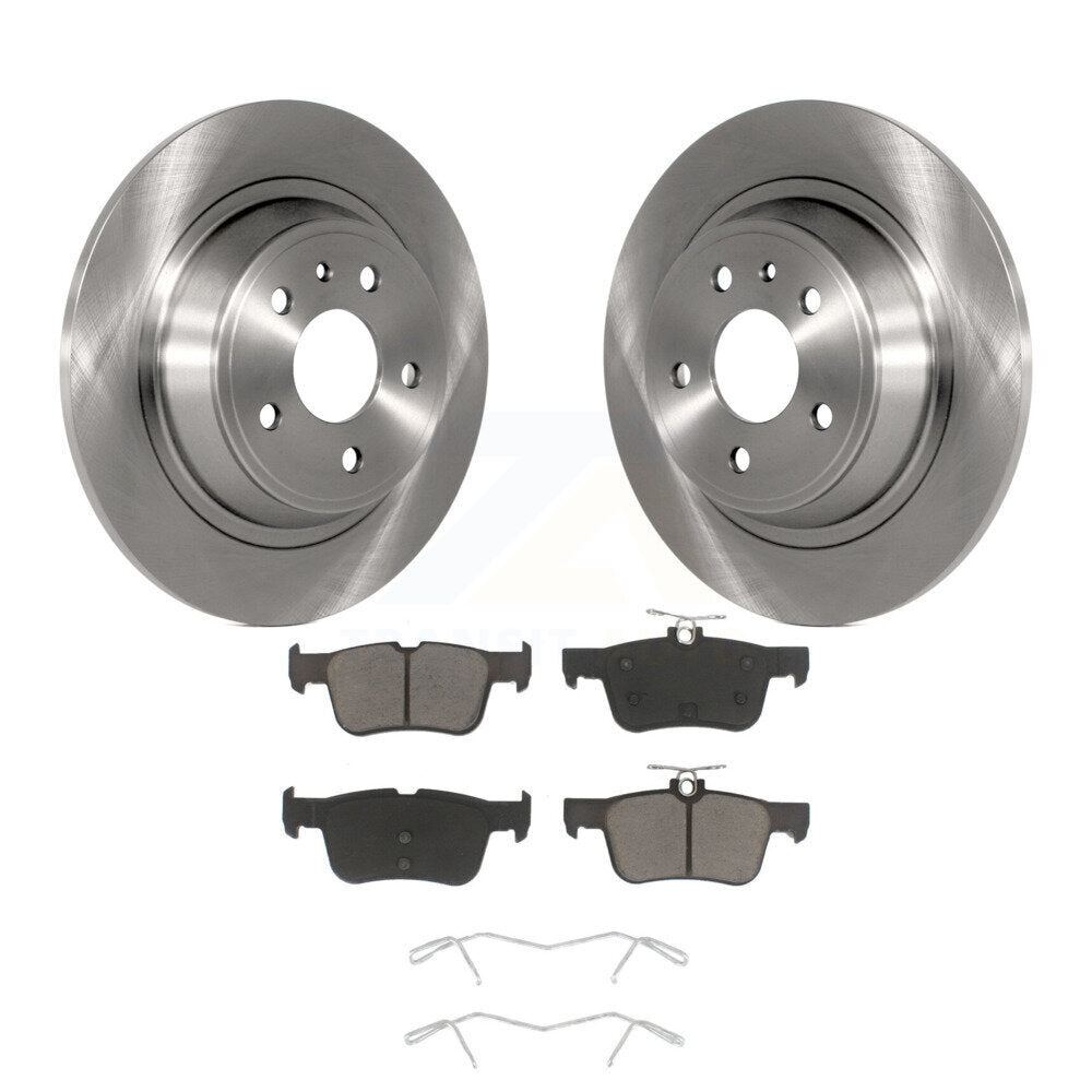 Kit de disques de frein à disque arrière et plaquettes en céramique, pour Ford Fusion Lincoln MKZ
