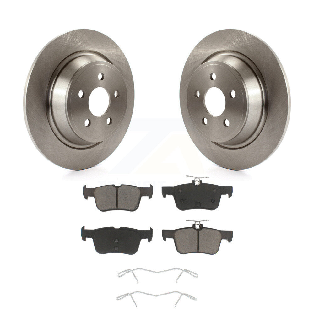 Kit de Rotor de frein arrière et de plaquettes en céramique, pour Ford Edge Fusion Lincoln Nautilus MKX MK