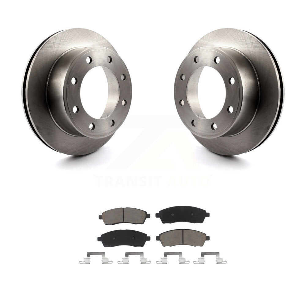 Kit de plaquettes de frein en céramique, Rotors de frein à disque arrière pour Ford F-350 Super Duty F-250 excursio
