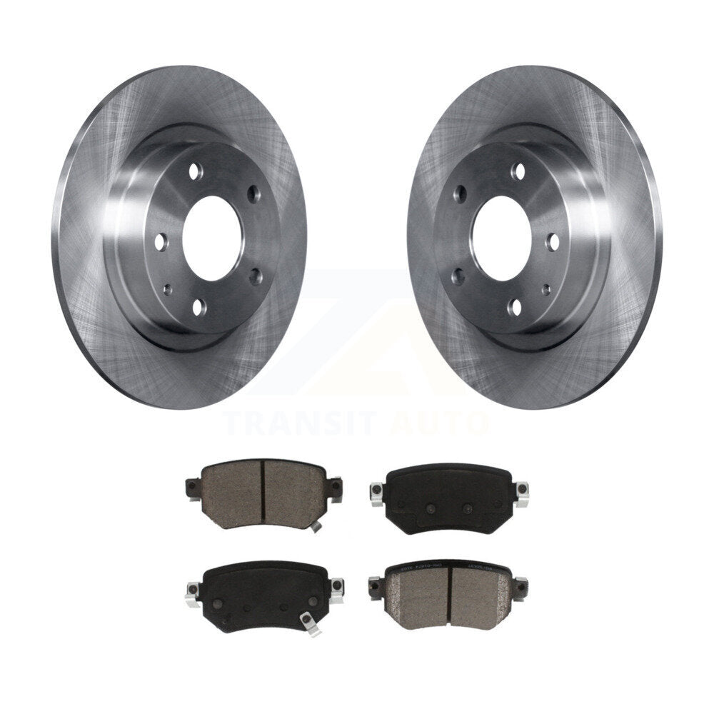 Kit de disques de frein à disque arrière et plaquettes en céramique pour Mazda 6 2016-2021 K8C-101795