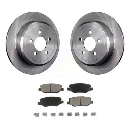 Kit de rotors de frein à disque arrière et plaquettes en céramique pour Jeep Liberty Dodge Nitro