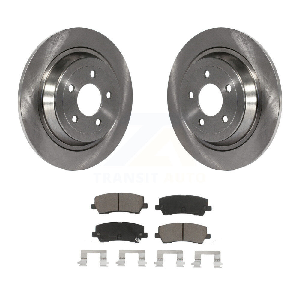 Kit de disques de frein à disque arrière et plaquettes en céramique pour Ford Mustang K8C-101803