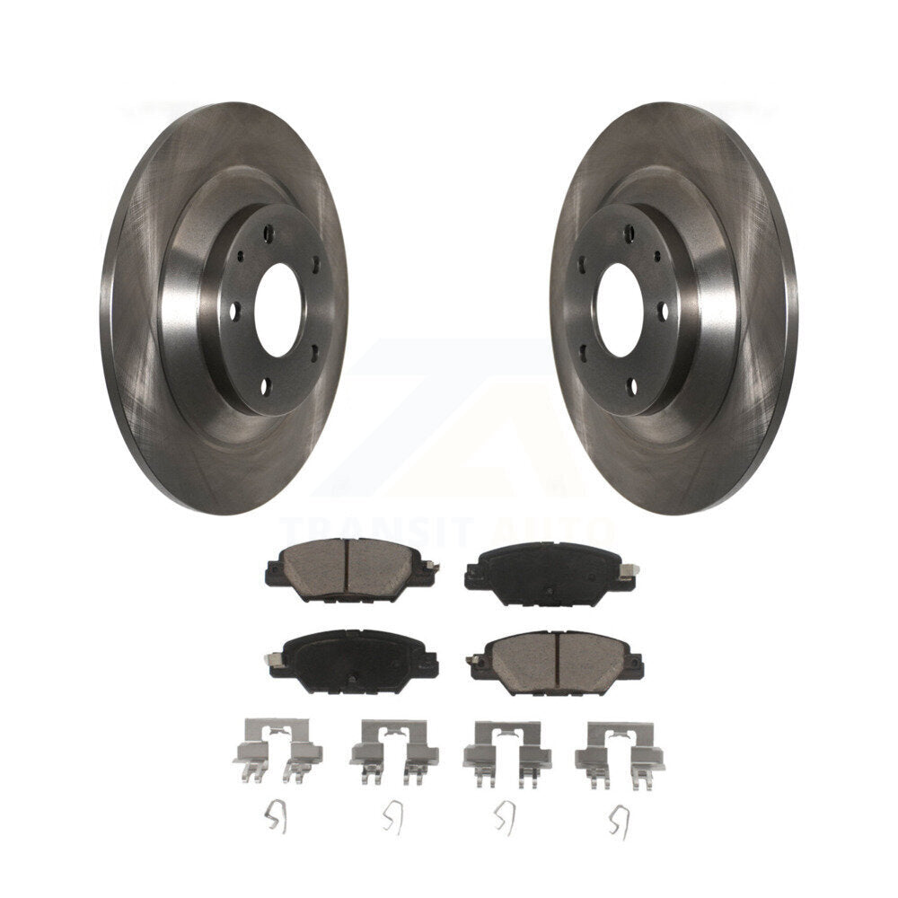 Kit de disques de frein à disque arrière et plaquettes en céramique pour Mazda CX-5 2016-2024 K8C-101804