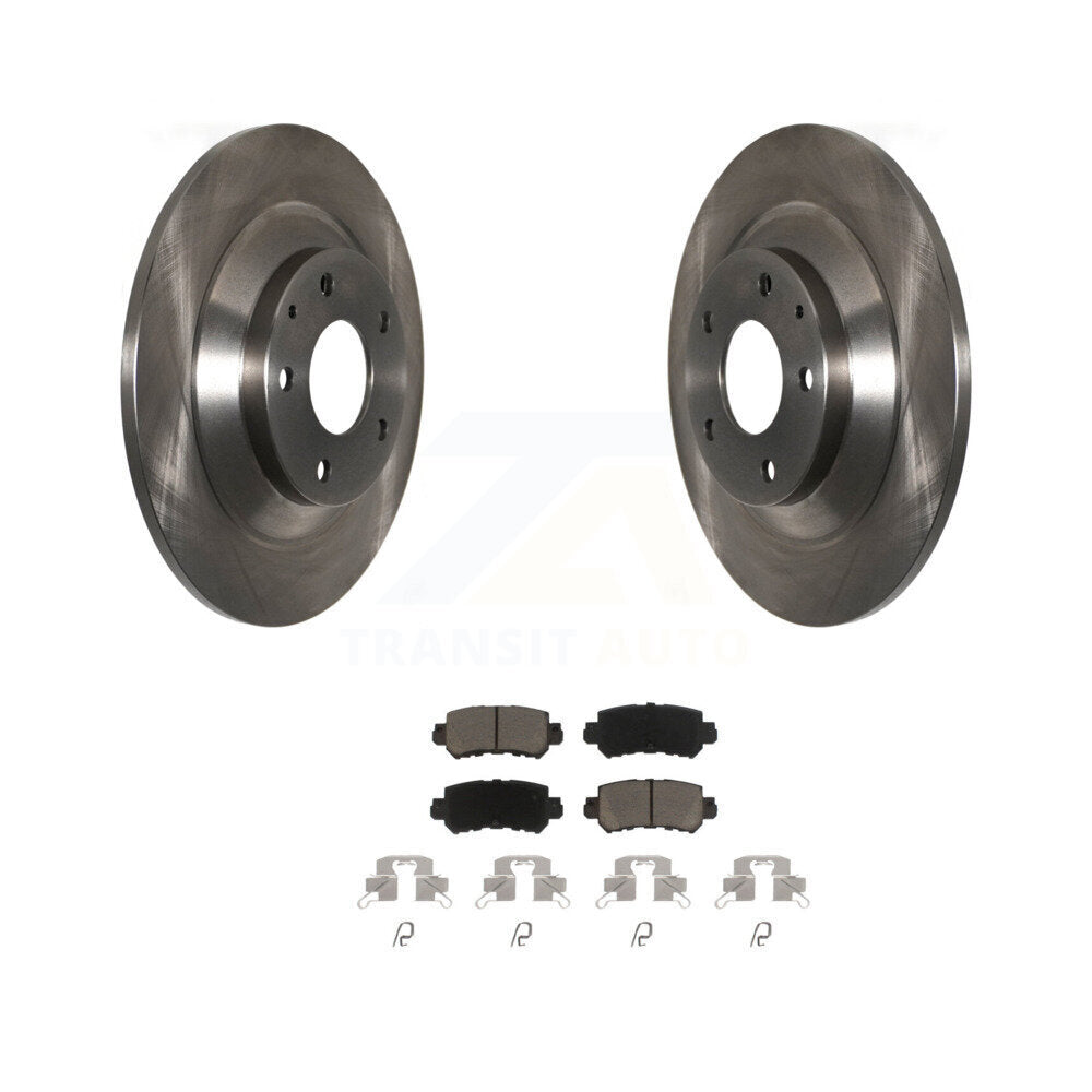 Kit de disques de frein à disque arrière et plaquettes en céramique pour Mazda CX-5 2013-2015 K8C-101805