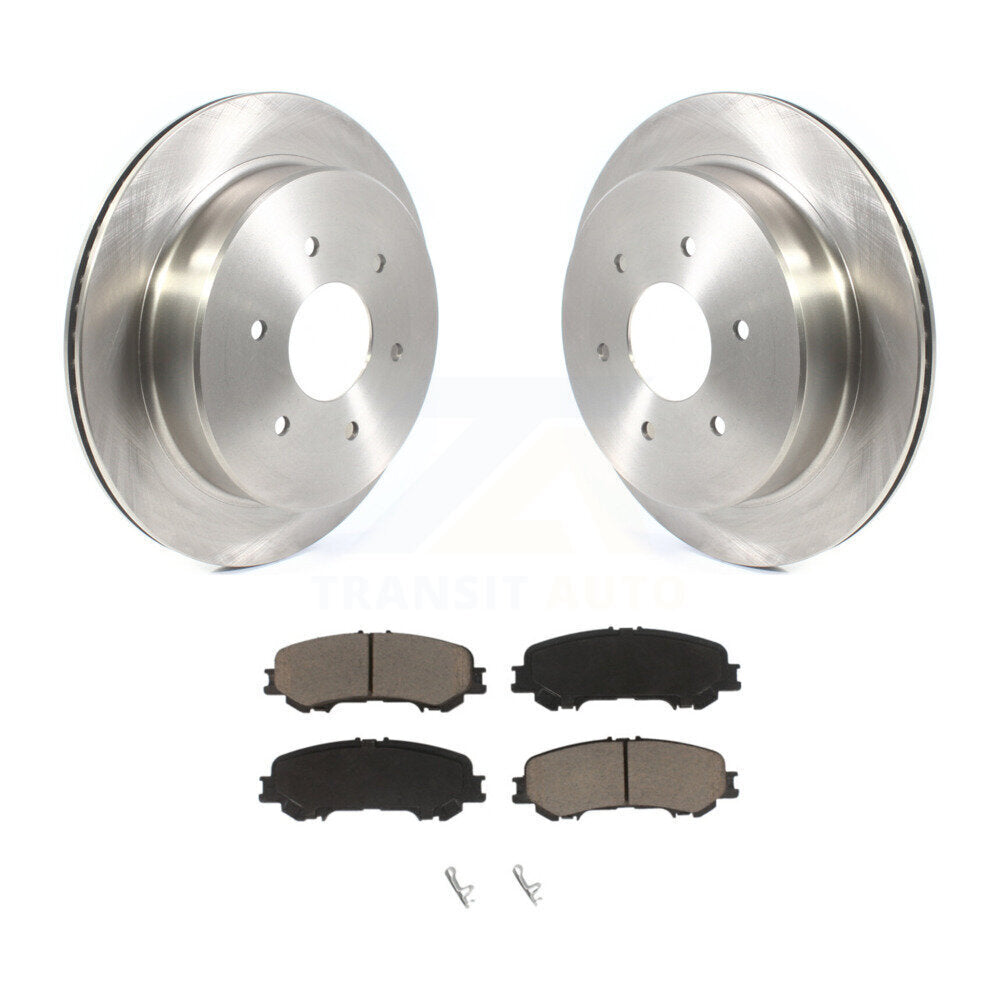 Kit de disques de frein à disque arrière et plaquettes en céramique pour Nissan TITAN 2017 – 2023