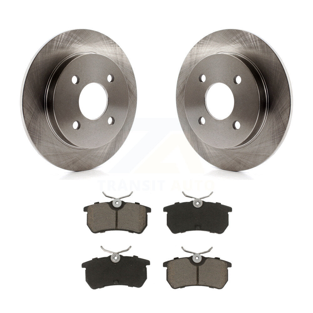 Kit de disques de frein à disque arrière et plaquettes en céramique pour Ford Focus Fiesta K8C-101811