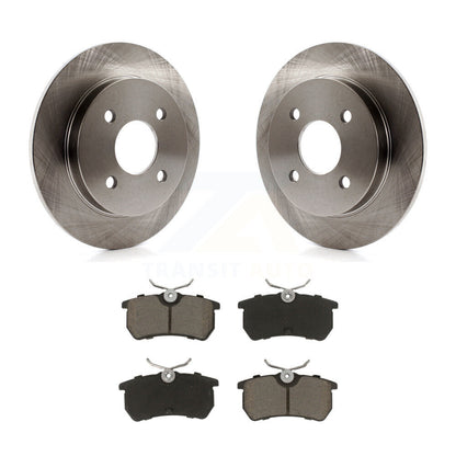 Kit de disques de frein à disque arrière et plaquettes en céramique pour Ford Focus Fiesta K8C-101811