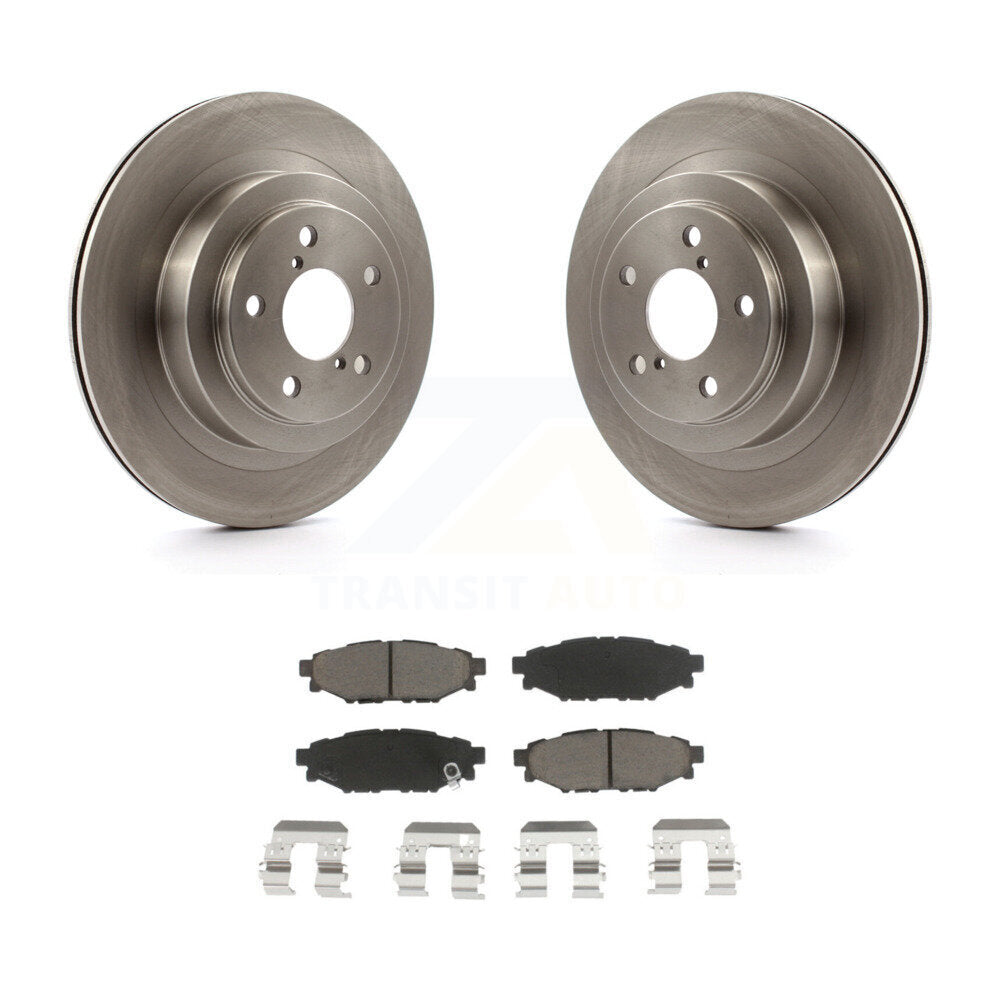 Kit de disques de frein à disque arrière et plaquettes en céramique pour Subaru Legacy K8C-101819