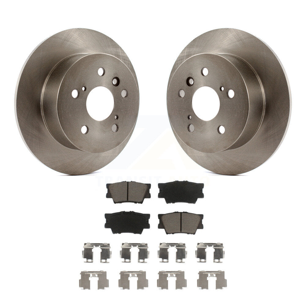 Kit de rotors de frein à disque arrière et plaquettes en céramique pour Toyota Camry Lexus ES350 Avalon