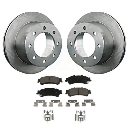 Kit de disques de frein à disque arrière et plaquettes en céramique pour GMC Sierra 3500 2001 K8C-101827