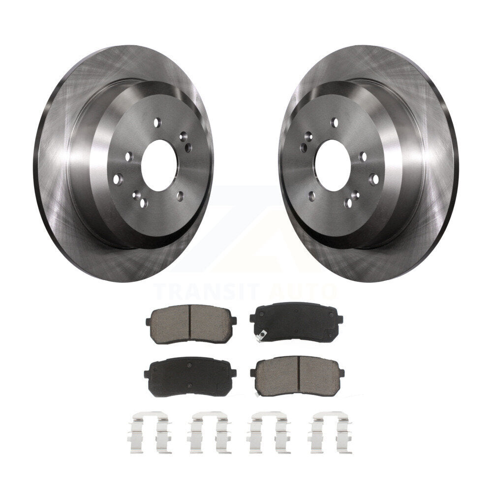 Kit de rotors de frein à disque arrière et plaquettes en céramique pour Hyundai Veracruz 2007-2012