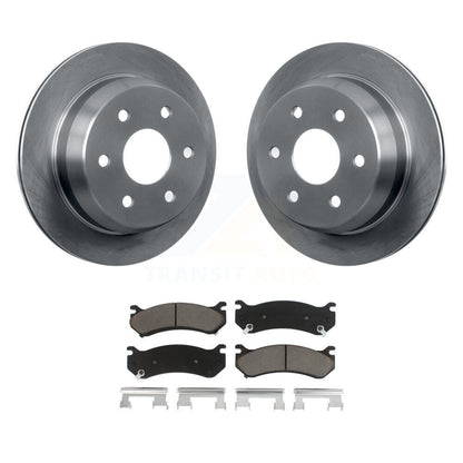 Rotors de frein arrière et Kit de plaquettes en céramique pour Chevrolet Silverado 2500 HD banlieue GM